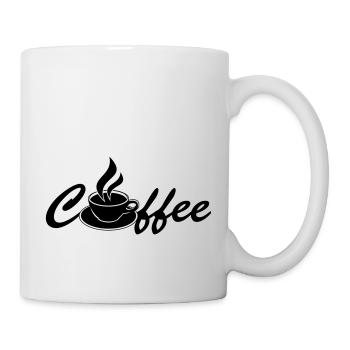 Coffee - Tasse - Weiß - Rechts