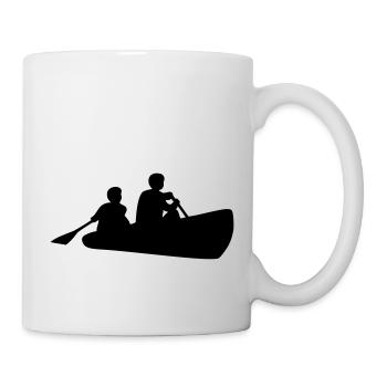 canoe canoeing - Mug - white - Right