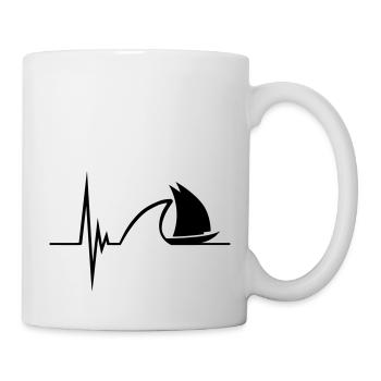 Sailing Pulse Design - Tasse - Weiß - Rechts