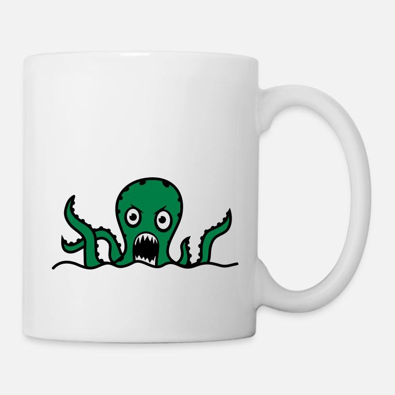 Octopus - Tasse - Weiß