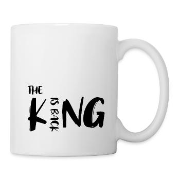 Le roi est en arrière - Mug blanc - blanc - Droite
