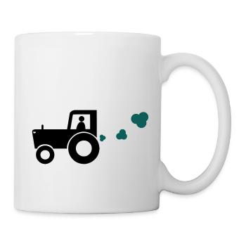 Trecker - Tasse - Weiß - Rechts