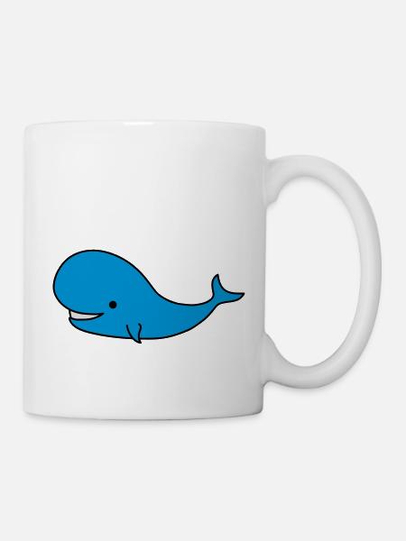 Whale - Tasse - Weiß