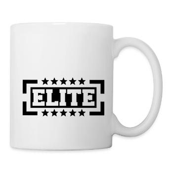 Elite Logo - Tasse - Weiß - Rechts