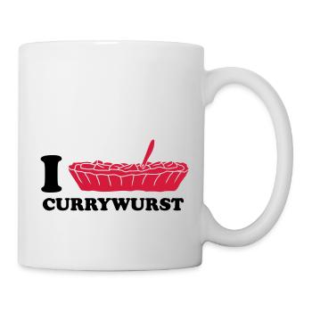 I Love Currywurst - Mug blanc - blanc - Droite