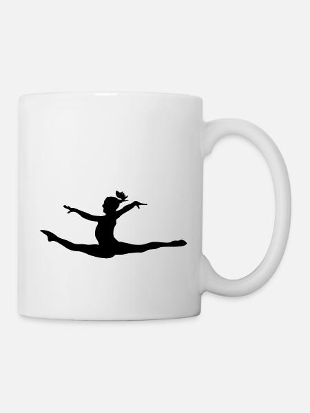 Turnen Kunstturnen Bodenturnen - Tasse - Weiß