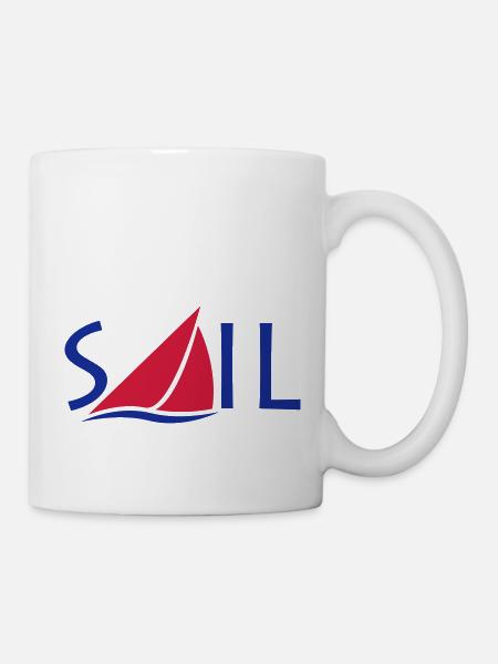 Sail Logo - Tasse - Weiß