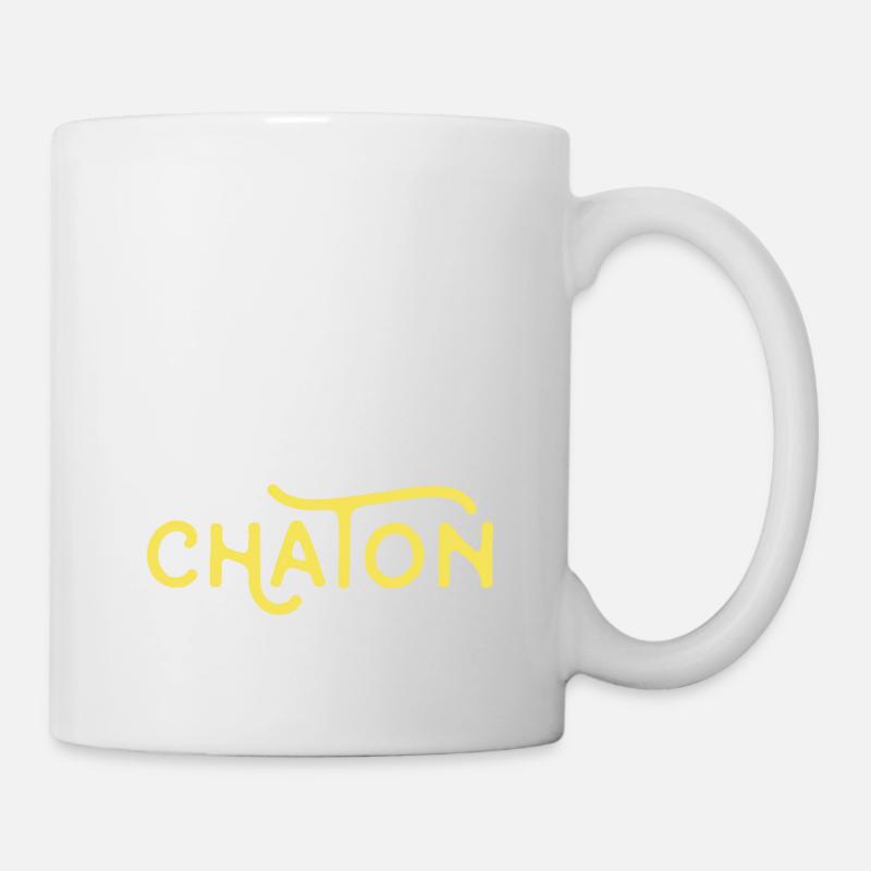 Appelle moi chaton - Mug blanc - blanc
