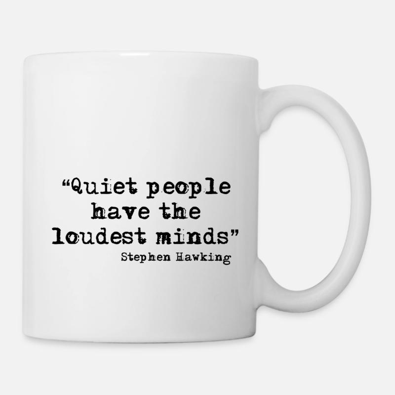 Hawking Physics Physicist Quote Student Prof - Mug blanc - blanc
