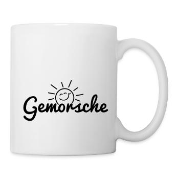 Gemorsche - Guten Morgen - Pfalz - pfälzisch - 1C - Tasse - Weiß - Rechts