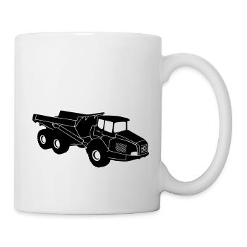 dumper Articulated hauler - Mug - white - Right