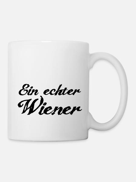 Ein echter Wiener - Tasse - Weiß
