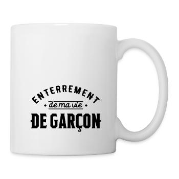 Ma vie de garçon evg - Mug blanc - blanc - Droite