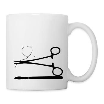 Chirurg - Tasse - Weiß - Rechts