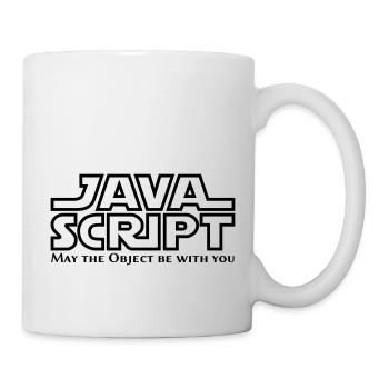 JavaScript - May the Objet be with you - Tasse - Weiß - Rechts
