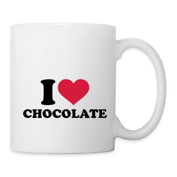 I love Chocolate - Mug - white - Right