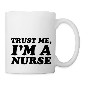 Nurse - Tasse - Weiß - Rechts