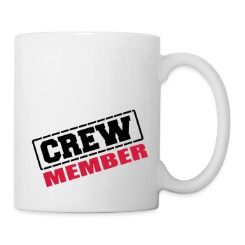 crew_member - Mug blanc - blanc - Droite