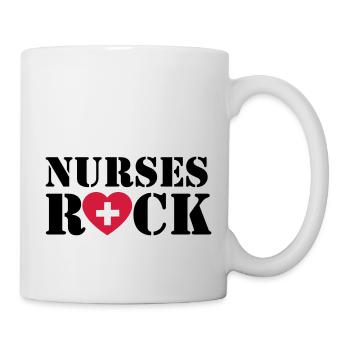 Nurses Rock - Mug - white - Right