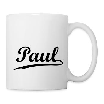 paul - Tasse - Weiß - Rechts