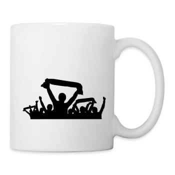 Fans Schal - Tasse - Weiß - Rechts