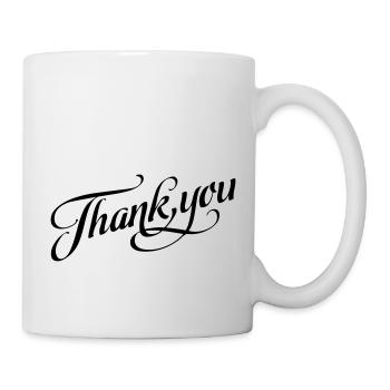 thank you | Thank you thanks - Mug - white - Right
