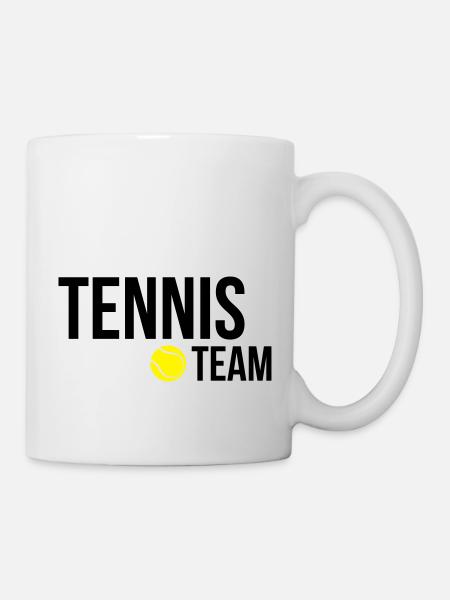 tennis_team - Mug blanc - blanc