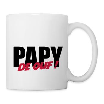 Papy de ouf ! - Mug blanc - blanc - Droite