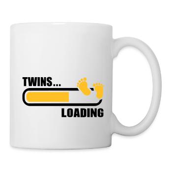 Jumeaux - Mug blanc - blanc - Droite
