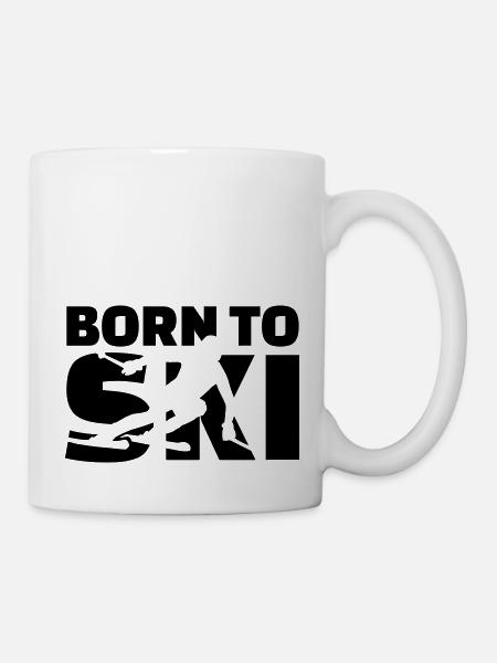 Ski - Tasse - Weiß