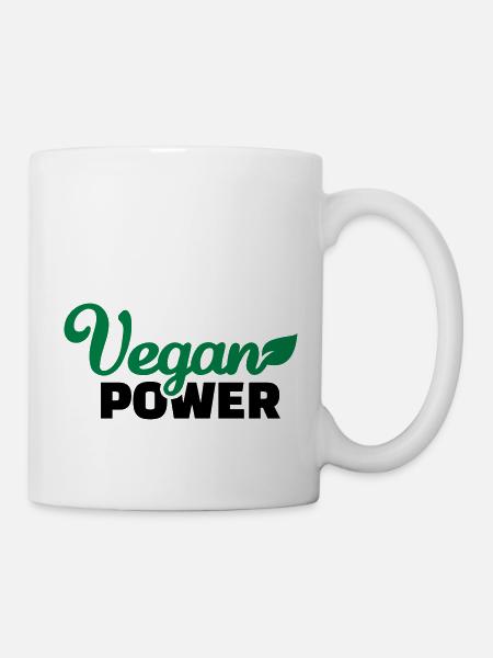 Vegan - Tasse - Weiß