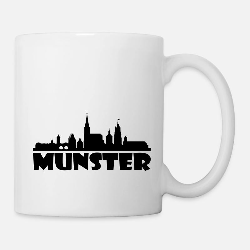 Skyline Münster - Tasse - Weiß