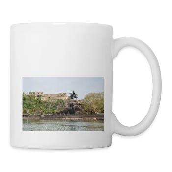 Kaiser Wilhelm I. Festung Ehrenbreitstein Koblenz - Tasse - Weiß - Rechts