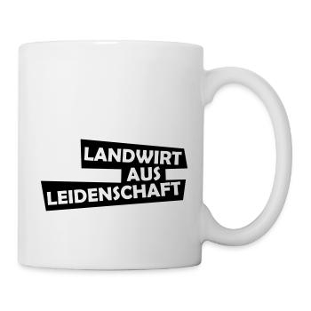 landwirt aus leidenschaft - Tasse - Weiß - Rechts
