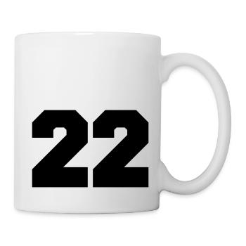 22 - Tasse - Weiß - Rechts