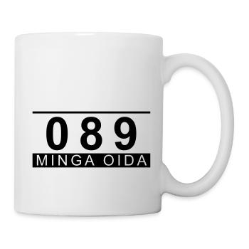089 Minga Oida - Tasse - Weiß - Rechts