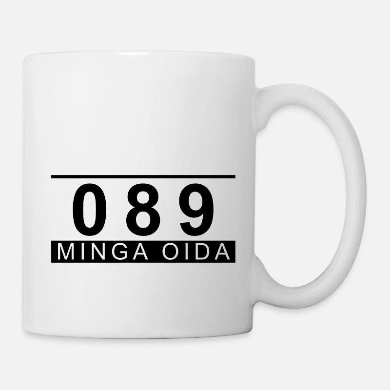 089 Minga Oida - Tasse - Weiß