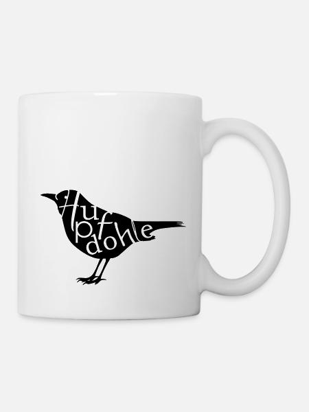 Hupfdohle - Tasse - Weiß