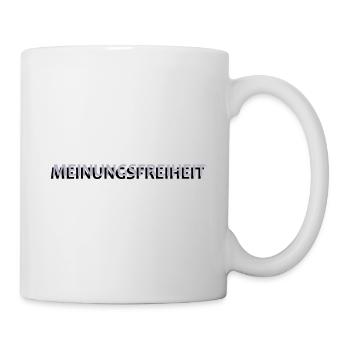 Meinungsfreiheit - Tasse - Weiß - Rechts