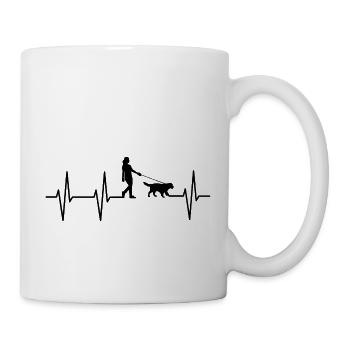 Hund - Tasse - Weiß - Rechts