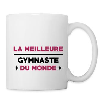 Gymnastique / Gym / Gymnaste / Fitness / GRS - Mug blanc - blanc - Droite