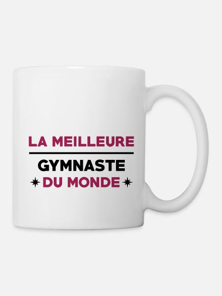 Gymnastique / Gym / Gymnaste / Fitness / GRS - Mug blanc - blanc