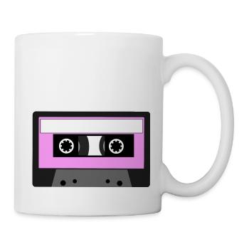 Cassette Tape - Pink - Mug - white - Right