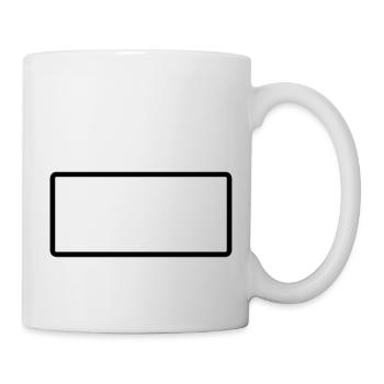 Rectangle - Rechteck - Form - Customize it ! - Mug - white - Right