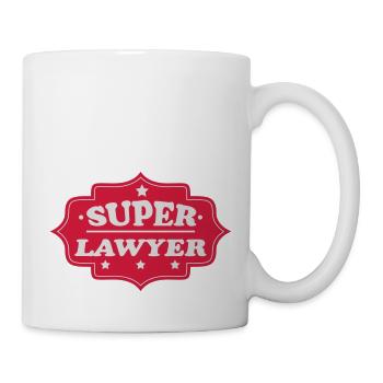 Super lawyer - Tasse - Weiß - Rechts