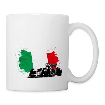 Formula One - Italy Flag - Tasse - Weiß - Rechts