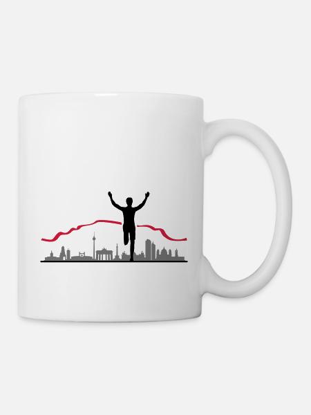 Berlin Marathon - Tasse - Weiß