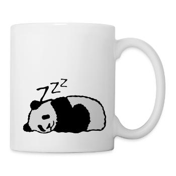panda dort sieste dormir 5 - Mug blanc - blanc - Droite