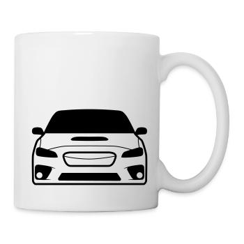 JDM Car eyes STI 5 | T-shirts JDM - Mug blanc - blanc - Droite