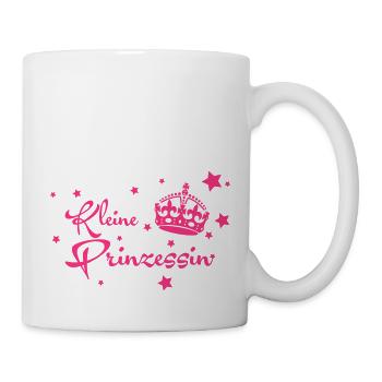 Kleine Prinzessin - Krone & Sterne - Mug - white - Right